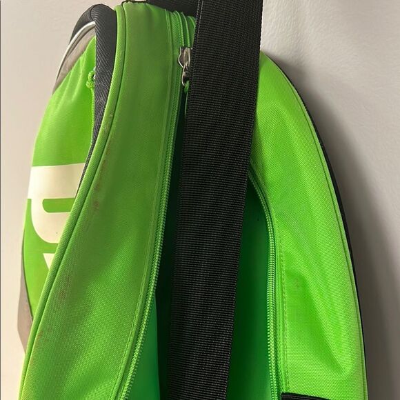 Prince Tour Team 3 Pack Tennis Racket Racquet Bag Green Black Thermal Padded - Picture 4 of 8